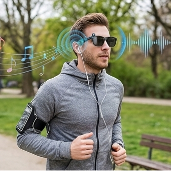 Smart Glasses: 4K AI Camera & Electrochromic Technology