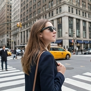 AI Smart Glasses: 8MP POV Camera & WiFi Real-Time Streaming