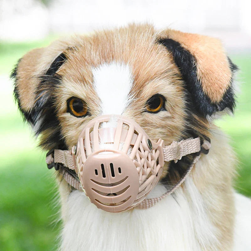 Dog Muzzle: Breathable Mesh for Safety & Bite Prevention