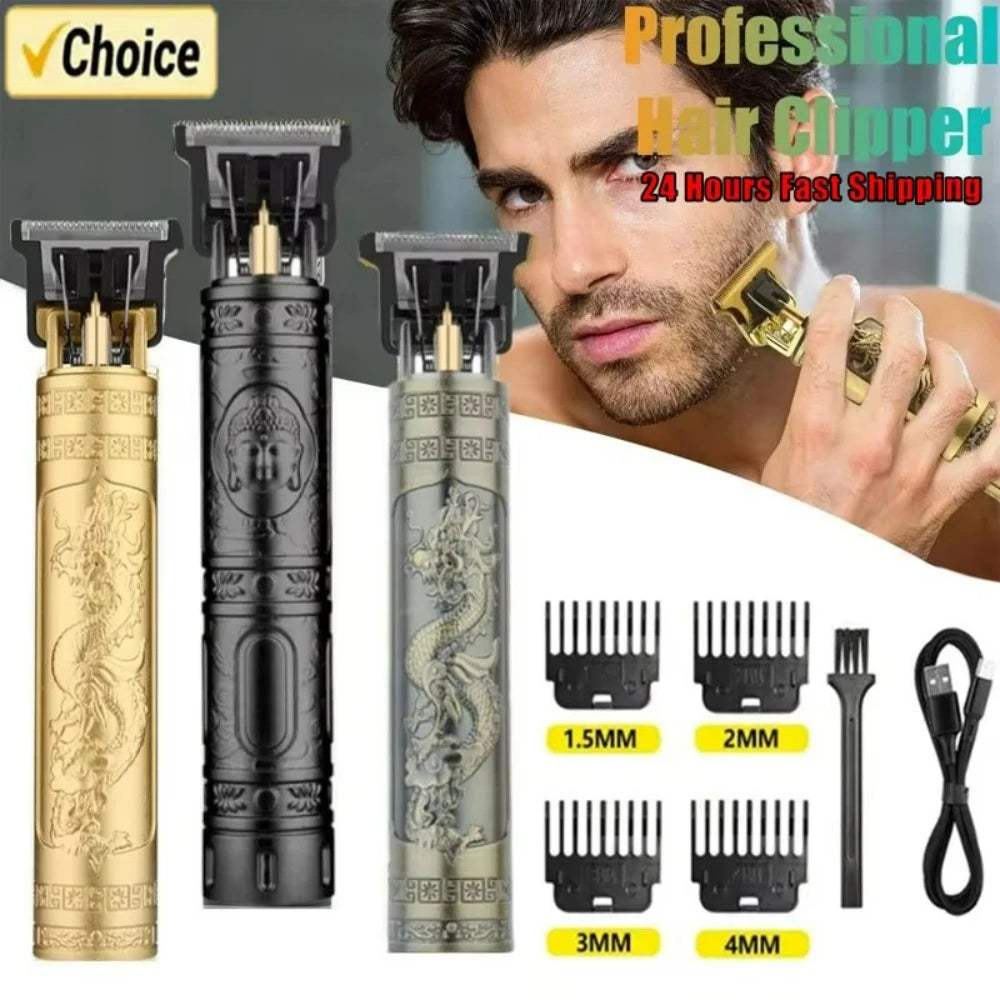 Hair Trimmer T9 Professional Zero-Gap Outlining Clipper