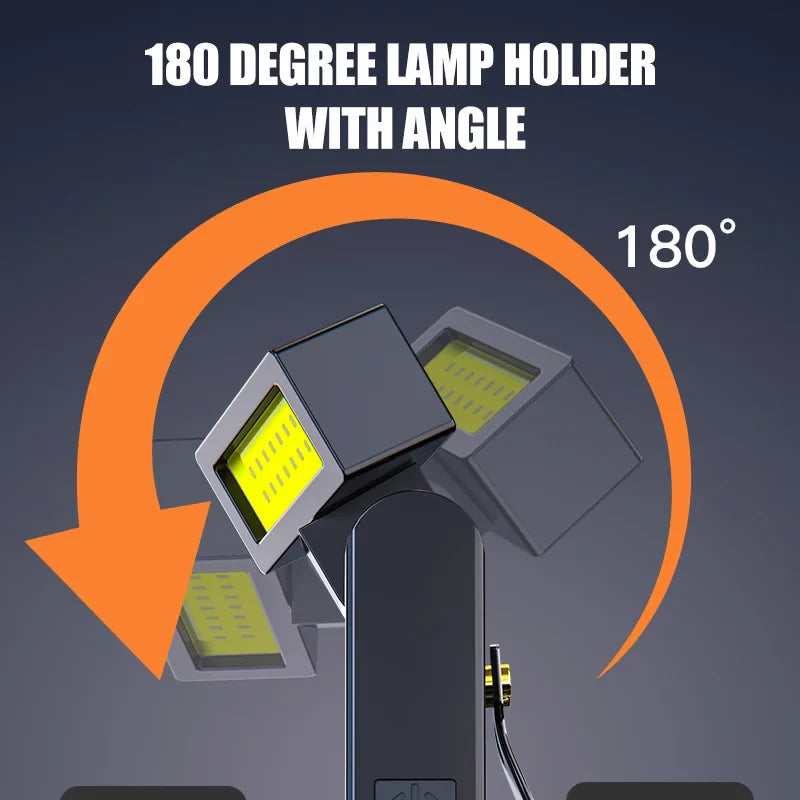 180-degree lamp holder with angle feature on a dark background