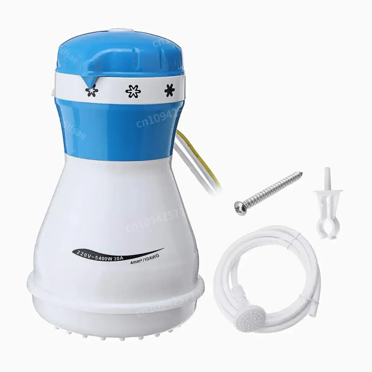 Instant Water Heater: 5400W Tankless Shower Kit