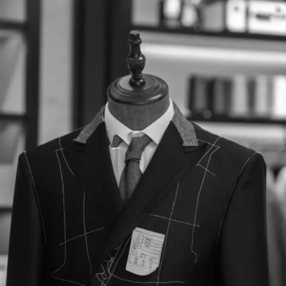 Slim Fit Tailcoat: Woolen Wedding Suit for Formal Parties