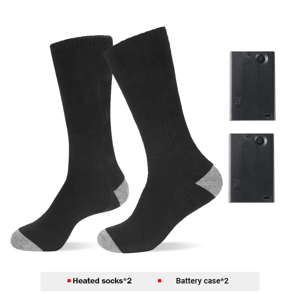 Heated Socks: Thermal Carbon Fiber Tech for Winter Sports