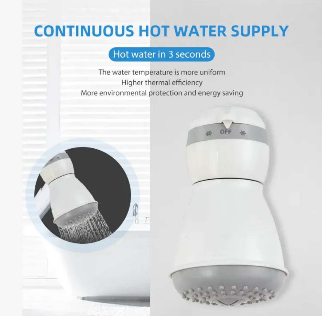 Instant Water Heater: 5400W Tankless Shower Kit