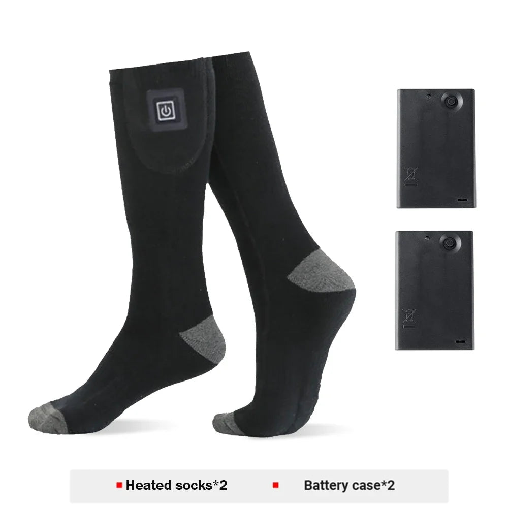 Heated Socks: Thermal Carbon Fiber Tech for Winter Sports