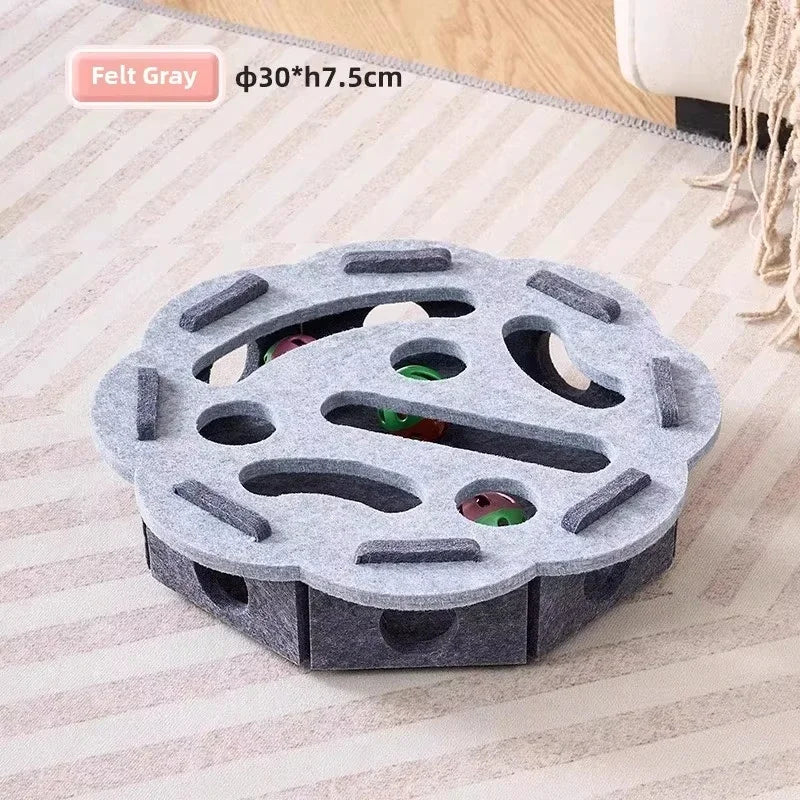 Cat Puzzle Toy: Felt Hunting Box to Bust Indoor Boredom