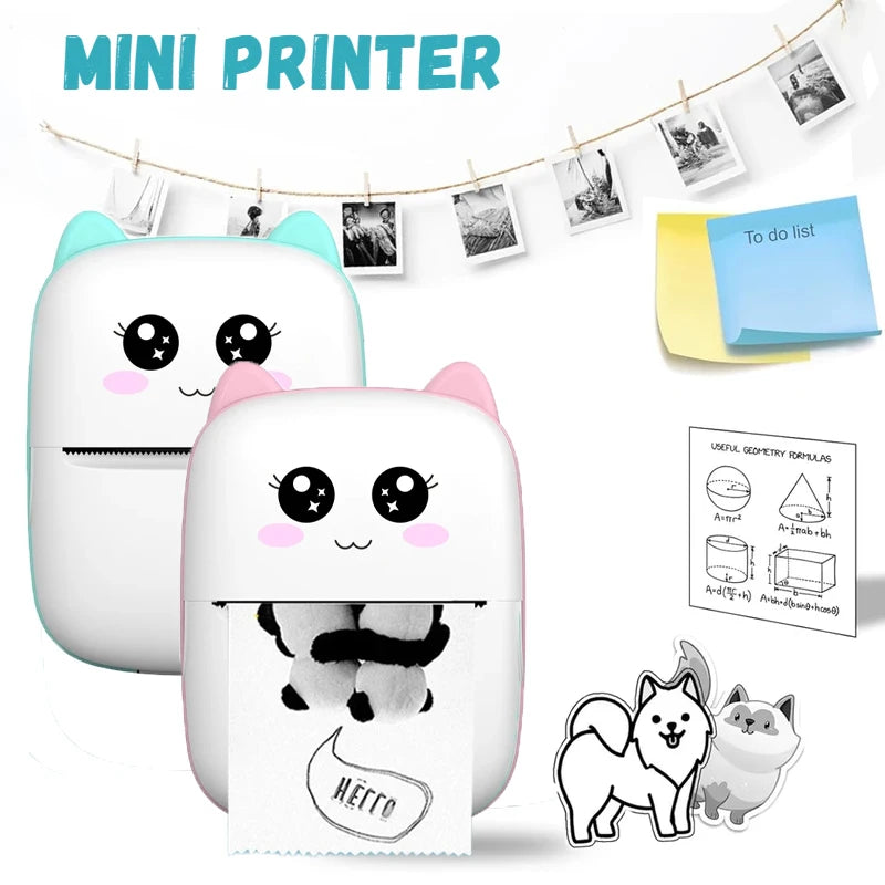 Mini Thermal Printer: Bluetooth Inkless Pocket 203dpi