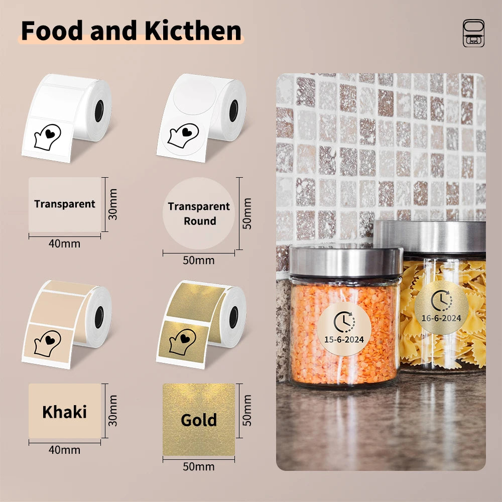 Phomemo M110 Thermal Printer: Portable Inkless Label Maker