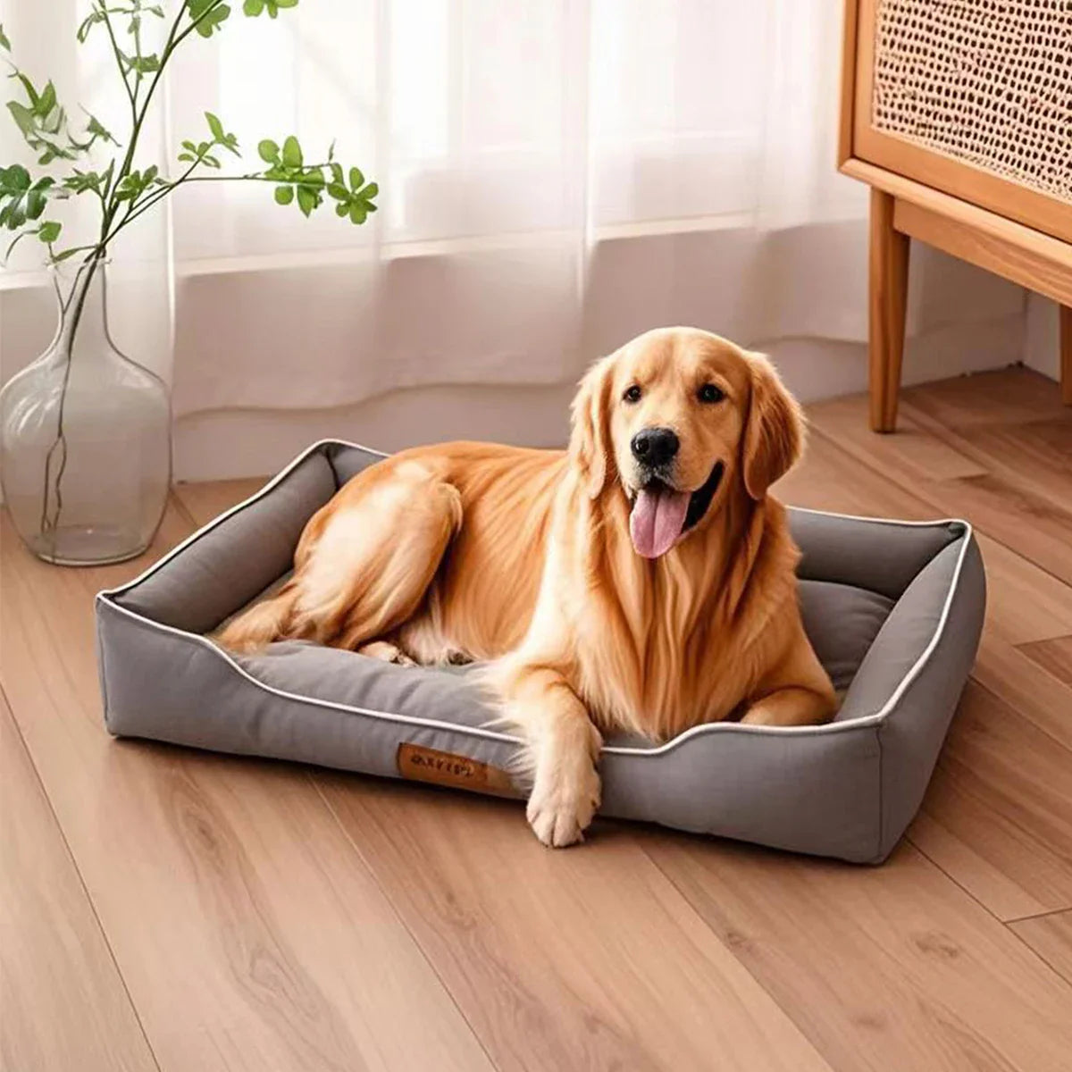 Tough Large Dog Bed: Waterproof & Bite-Resistant Mattress