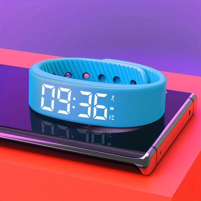 Smart Band Fitness Tracker: Pedometer with Lithium Battery