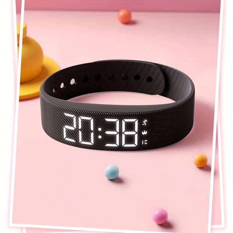 Smart Band Fitness Tracker: Pedometer with Lithium Battery