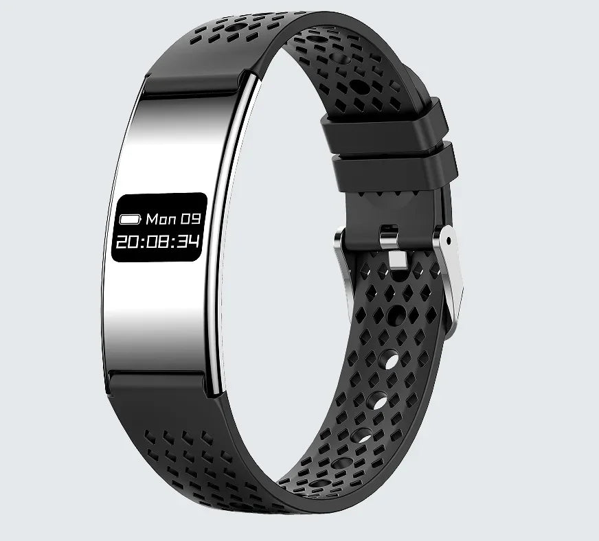 Smart Bracelet: IPX8 Waterproof Tracker with Zinc Alloy Body