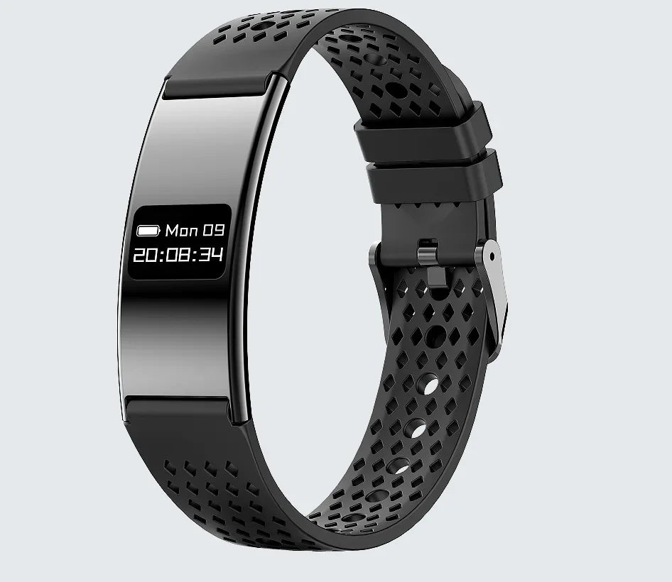 Smart Bracelet: IPX8 Waterproof Tracker with Zinc Alloy Body