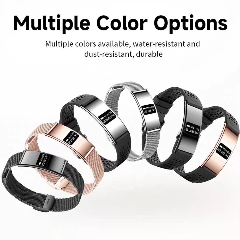 Smart Bracelet: IPX8 Waterproof Tracker with Zinc Alloy Body