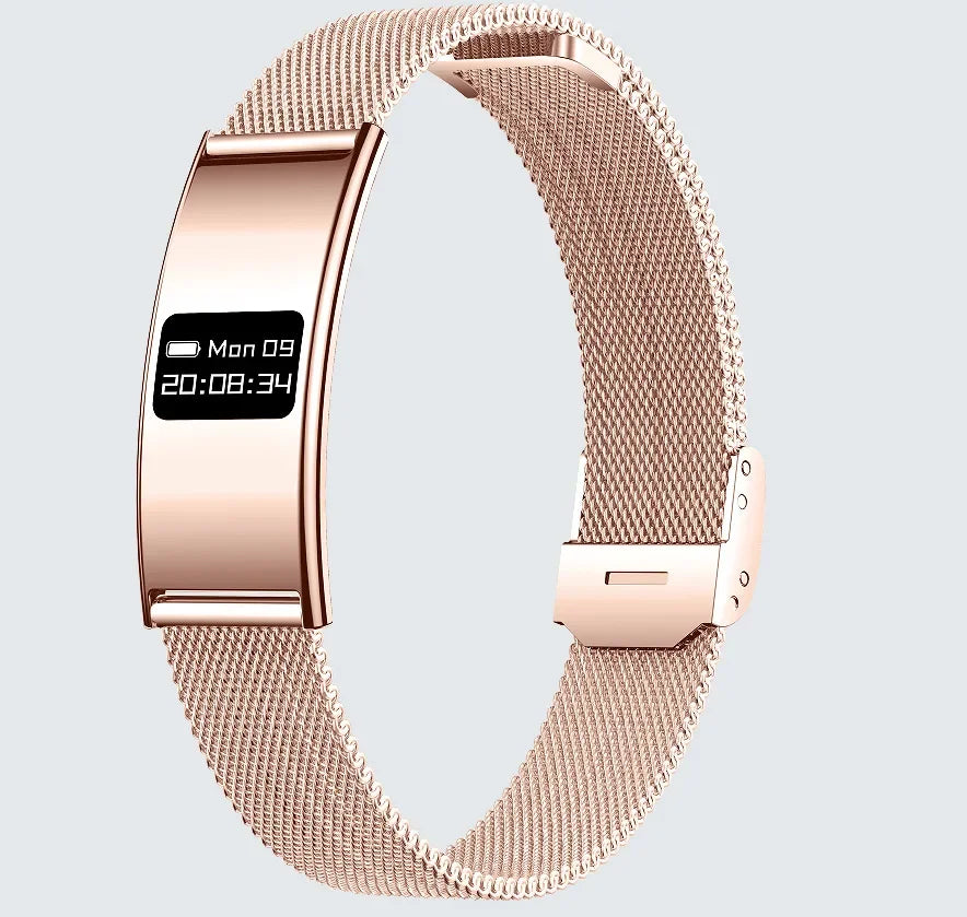 Smart Bracelet: IPX8 Waterproof Tracker with Zinc Alloy Body