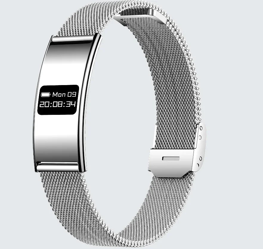 Smart Bracelet: IPX8 Waterproof Tracker with Zinc Alloy Body