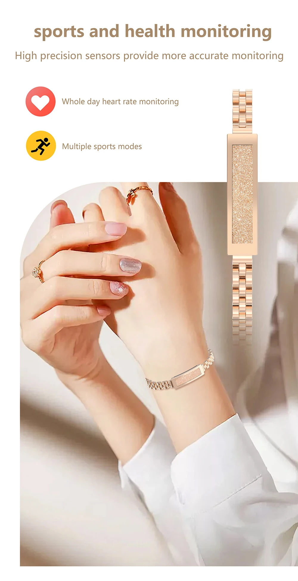Smart bracelet uk woman hands