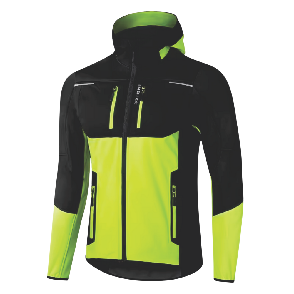 Winter Cycling Jacket: Windproof Membrane & Thermal Fleece