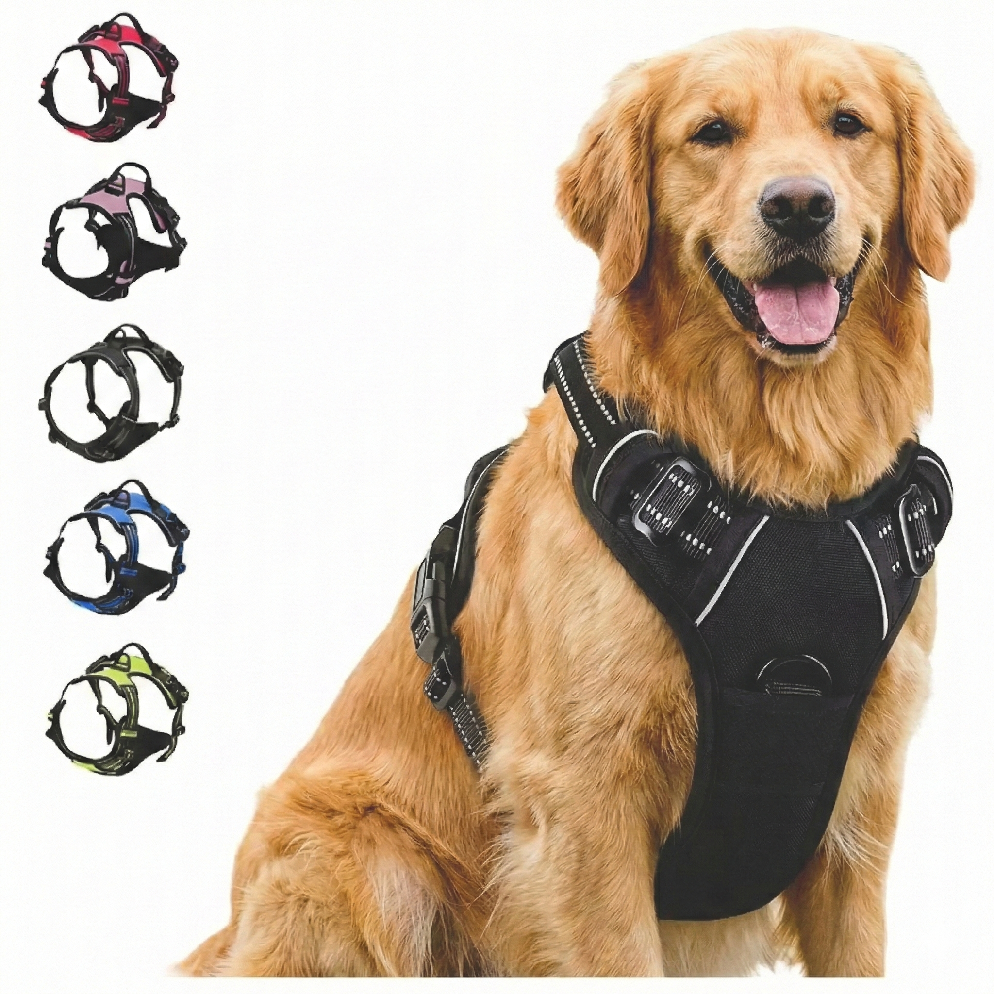 Dog Harness: Padded for Comfort with Adjustable Straps