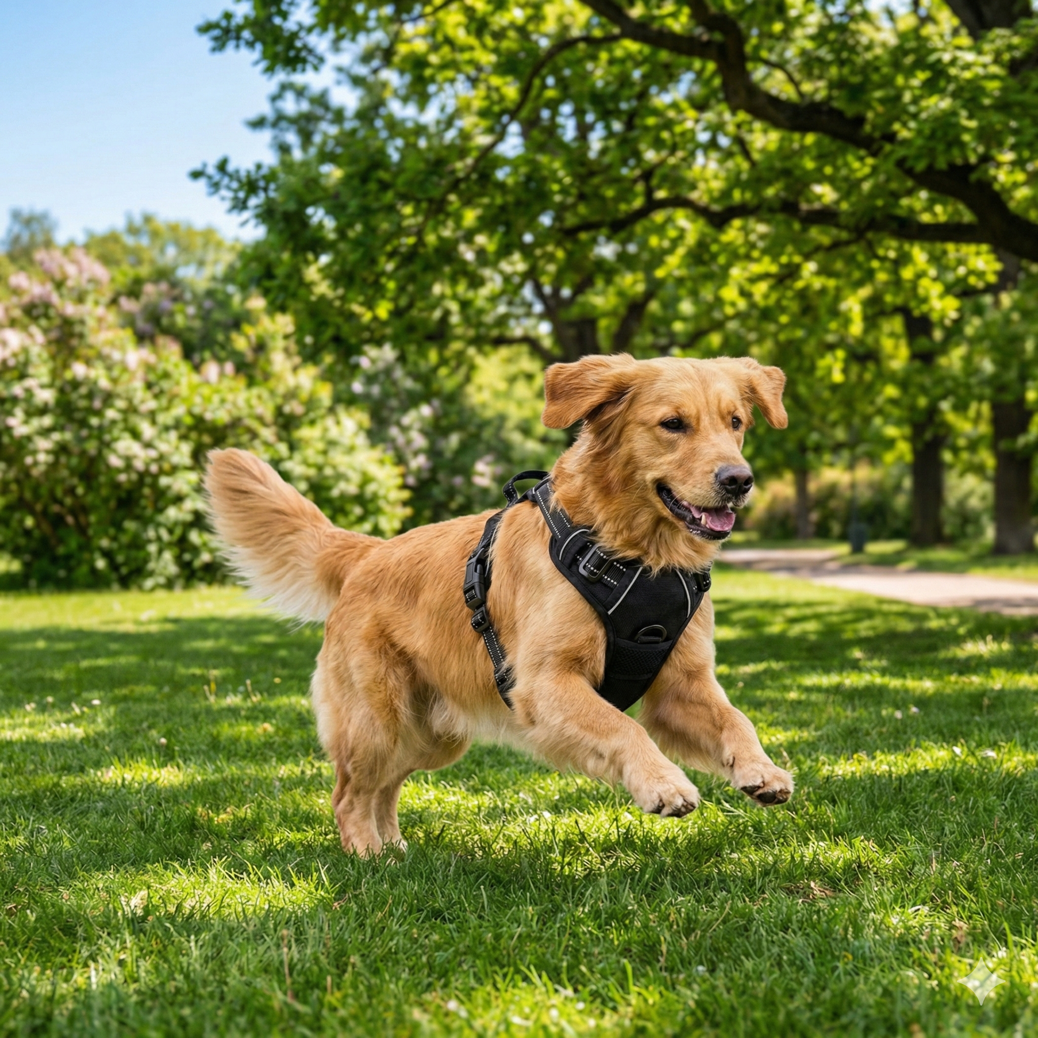 Dog Harness: Padded for Comfort with Adjustable Straps