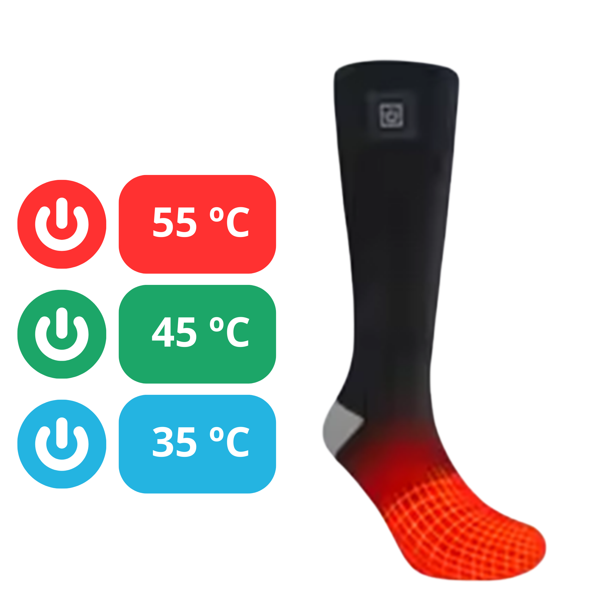 Heated Socks: Thermal Carbon Fiber Tech for Winter Sports